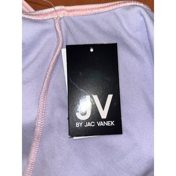 NWT JV by Jac Vanek (ZUMIEZ) Don't Be A Prick Pink & Purple Tie Dye One Piece Sw - Picture 7 of 9